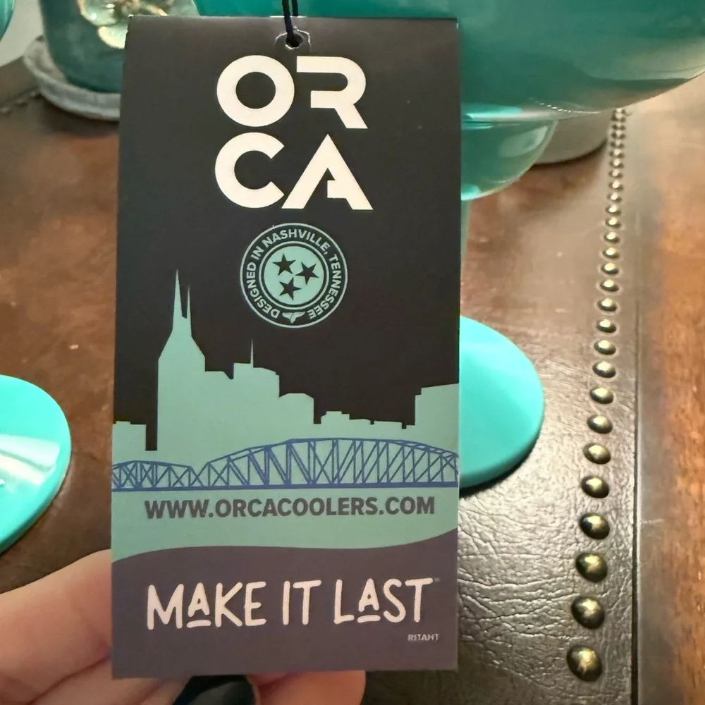 Seafoam orca cups